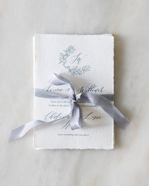 How To Tie An Invitation Wrap