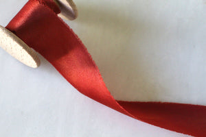Sedona, sandstone red silk ribbon
