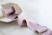 Load image into Gallery viewer, Heather Mauve Bamboo Ribbon