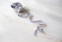 Load image into Gallery viewer, Smoke, grey silk ribbon