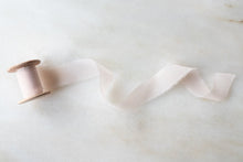 Load image into Gallery viewer, Pale Rose, Silk Chiffon Ribbon