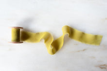 Load image into Gallery viewer, Chartreuse, Silk Chiffon Ribbon
