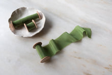 Load image into Gallery viewer, Moss, Crepe de Chine ribbon