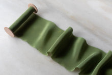 Load image into Gallery viewer, Moss, Crepe de Chine ribbon