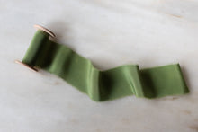 Load image into Gallery viewer, Moss, Crepe de Chine ribbon