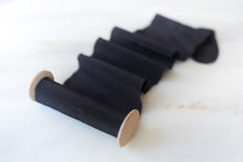 Load image into Gallery viewer, Raven, Black Crepe de Chine Ribbon