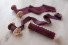 Load image into Gallery viewer, Merlot silk ribbon