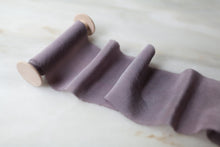 Load image into Gallery viewer, Heather, silk crepe de chine ribbon