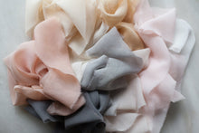 Load image into Gallery viewer, Pale Rose, Silk Chiffon Ribbon