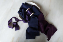 Load image into Gallery viewer, Maeve, violet crepe de chine ribbon