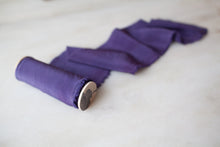Load image into Gallery viewer, Night, Purple Crepe de Chine Ribbon