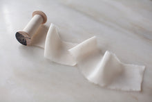 Load image into Gallery viewer, Champagne, cream crepe de chine ribbon