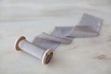 Load image into Gallery viewer, Fog, Grey Silk Ribbon