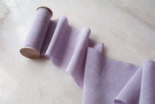 Load image into Gallery viewer, Lilac, crepe de chine ribbon