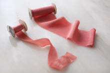 Load image into Gallery viewer, Rose Quartz, Crepe de Chine Ribbon