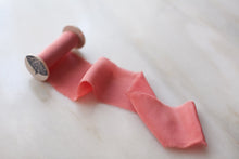 Load image into Gallery viewer, Rose Quartz, Crepe de Chine Ribbon