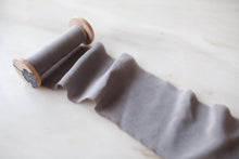 Load image into Gallery viewer, Smoke Grey Silk Ribbon