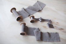 Load image into Gallery viewer, Smoke Grey Silk Ribbon