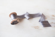 Load image into Gallery viewer, Smoke, grey silk ribbon