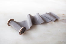 Load image into Gallery viewer, Smoke Grey Silk Ribbon