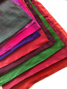 Upcycled Silk Sari Tote Bags