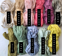 Load image into Gallery viewer, Upcycled Silk Sari Ribbon