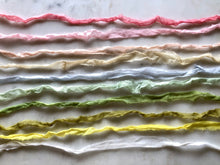 Load image into Gallery viewer, Upcycled Silk Chiffon Sari Ribbon