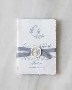 Smoke, grey silk ribbon