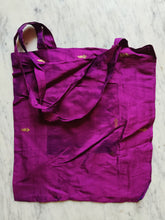 Load image into Gallery viewer, Upcycled Silk Sari Tote Bags