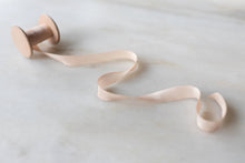 Load image into Gallery viewer, Pale Blush, pink silk ribbon