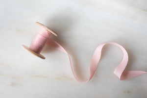 Pale Rose, pink silk ribbon