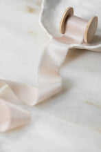 Load image into Gallery viewer, Charmeuse Silk Ribbon, Pale Blush