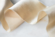 Load image into Gallery viewer, Charmeuse Silk Ribbon, Meringue